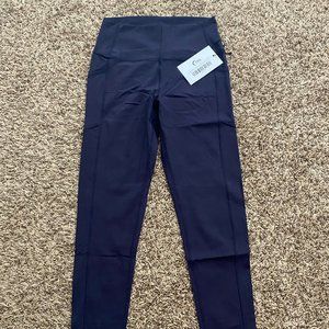 Zyia Navy Pocket Brilliant Hi-Rise 7/8 24"